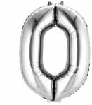 Grabo Balon folie cifra 0 argintiu 66cm