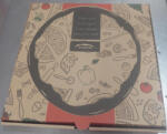  Pizzadoboz " Jó étvágyat " grafikás 28 cm [ 100 db/cs ] [ 28 x 28 x 3, 5 cm]