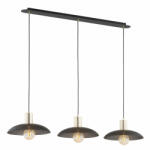 Emibig Lustra moderna neagra cu 3 pendule Spirit (1320/3)
