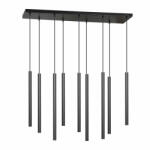 Emibig Lustra moderna liniara neagra cu 9 pendule Selter (552/9)
