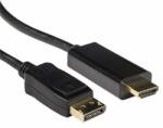 ACT Conversion DisplayPort male to HDMI-A male cable 1, 8m Black AK3990 (AK3990)