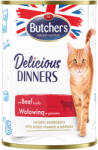 Butcher's 48x400g Butcher's Delicious Dinners marha nedves macskaeledel