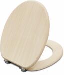 Blumfeldt Siena, WC-ülőke, O-alakú, puha záródással, antibakteriális (23EVM01_Oak) (23EVM01_Oak) - klarstein