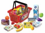 Rappa MINI SHOP - coș de cumpărături cu accesorii și învață cum să faci cumpărături - roșu (225497)