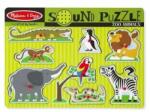 Melissa & Doug Melissa & Doug - Puzzle din lemn cu sunete - ZOO (S10727)