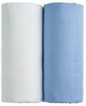 TTomi T-TOMI Prosoape din material TETRA, alb + albastru / alb + albastru (3140)