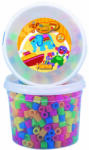 Hama Mix de margele intr-un tub in culori neon - 600 buc - MAXI (8572)