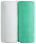 TTomi Prosoape din material textil T-TOMI TETRA, alb + verde / alb + verde (3157)