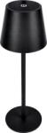 ELMARK Zara Dimmable Table Lamp 3w With Battery Ip44, Black (955zara1tl/bl)