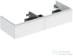 Geberit iCON 118, 4x47, 6x24, 7 cm-es 2 fiókos alsószekrény dupla mosdóhoz, matt fehér 502.314. 01.3 (502314013)
