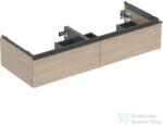 Geberit iCON 118, 4x47, 6x24, 7 cm-es 2 fiókos alsószekrény dupla mosdóhoz, tölgy 502.314. JH. 1 (502314JH1)
