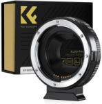 K&F Concept Canon EF/EF-S EOSM Elektromos AF Adapter -Canon EF-M-EOS Átalakító konverter