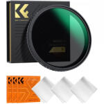 K&F Concept 95mm ND2-ND32 Variálható ND-szűrő - XV38 Nano-X Állítható Natural Density "No X" Filter (KF01.2322V1)