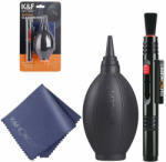 K&F Concept 3in1 Cleaning Kit - LensPen + Körtepumpa + Mikrószálas kendő (Objektív tisztító)