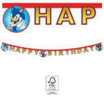Procos Sonic a sündisznó Sega Happy Birthday felirat FSC 2 m PNN95668