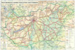 Nyírkarta Magyarország vasút térképe, Magyarország személyszállítási vasúti falitérkép