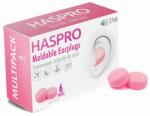 Haspro 6P szilikon füldugó, rózsaszín