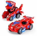  JOJOY® Átalakuló transformer gyerekjáték, piros játék autó és játék dino egyben | DYNOCAR