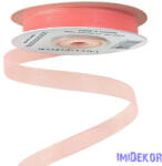  Organza szalag 10mm x 20m - Púder Rózsaszín