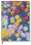 Paperblanks pontozott notesz (keményfedeles) Monet’s Chrysanthemums midi (9781439797181)