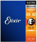 Elixir Corzi chitara electrica Elixir Nanoweb Electric Super Light 09-42 (NANOWEB9-42)