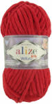 alize Velluto 56 - piros (zsenília fonal, 100g, 68m) (8239)