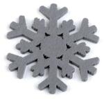  FA hópehely - 36 mm - szürke (8307)