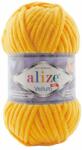 alize Velluto 216 - sárga (zsenília fonal, 100g, 68m) (1466)
