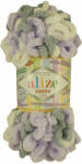 alize Puffy Color 6372 - lila, szürke, fehér (kötés kézzel, tű) (2546)