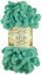 alize Puffy 490 - kékes zöld (kézen kötés) (146)