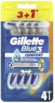 Gillette Set aparate de ras de unică folosință, 3+1 buc. - Gillette Blue 3 Comfort 4 buc