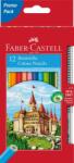 Faber-Castell Faber-Castell színes ceruza 12db+1 Grip grafitceruza várak vár Faber-Castell 115850 törésállóheggyel 11