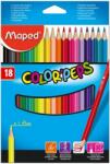 Maped Színes ceruza 18 Maped Color'Peps háromszögletű 18színű Írószerek MAPED 183218