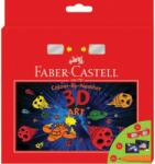 Faber-Castell Faber-Castell színes ceruza FC-Színező készlet 3D (3D színező kártya , filctoll, 3D szemüveg) 155081 155081