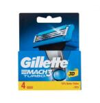 Gillette Mach3 Turbo 3D rezerve lame Lame de rezervă 4 buc pentru bărbați