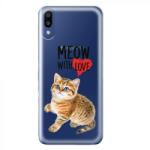 Lemontti Husa Lemontti Lemontti Silicon Art Meow With Love pentru Samsung Galaxy M10 (LEMHSAM10MWL)
