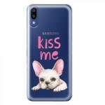 Lemontti Husa Lemontti Silicon Art Pug Kiss pentru Samsung Galaxy M10 (LEMHSAM10PK)