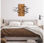 Asir Fali dekoráció 86x58 cm madarak fa/fém 279ENZ1799 (AS1646)