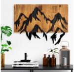 Asir Fali dekoráció 58x44 cm hegy motívum fa/fém 899SKL2201 (AS1632)