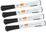 Nobo Táblamarker, kúpos hegyű, 1 mm, NOBO Glide, fekete (VN5392)