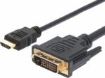 TECHLY ICOC HDMI-D-100 HDMI - DVI-D Kábel 10m - Fekete (ICOC HDMI-D-100)
