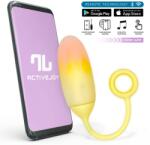 INTOYOU App Series Vibrating Egg with App Double Layer Silicone Orange-Yellow