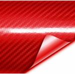 AVEX Autó csomagolófólia Carbon 5D lakkozott piros (3, 0m x 1, 52m) (AVX-K10274)