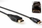 ACT HDMI High Speed v1.4 HDMI-A male - HDMI-C male cable 1m Black AK3671 (AK3671)