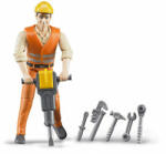 BRUDER Figure - muncitor în construcții (60020) Figurina