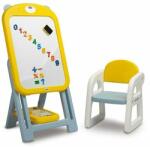 TOYZ Tablă pentru copii cu scaun TED Toyz galben (52359)