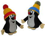 Mubrno Moravská Ústředna Mole 25cm beanie negru-galben (47906H)