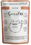 Gussto Cat Fresh Beef nedves macskaeledel friss marhahús 24x85g