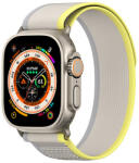 Dux Ducis Sport tépőzáras Apple Watch Ultra / 9 / 8 / 7 / 6 / SE / 5 / 4 / 3 / 2 / 1 (42, 44, 45, 49 mm) Dux Ducis szíj YJ verzió - sárga-bézs