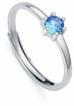  Viceroy Bájos ezüst gyűrű kék cirkónium kővel Clasica 9115A01 (Kerület 53 mm)